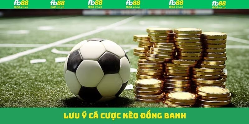 Một số điều cần chú ý khi cược đồng banh 