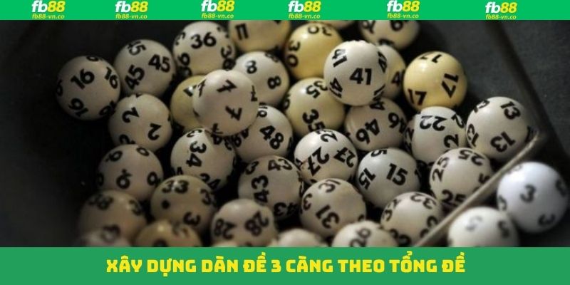 Dàn Đề 3 Càng - Mở Rộng Cơ Hội Dự Đoán Trúng Lớn Tại FB88 3 Dựa vào tổng đề để soi cầu dàn đề 3 càng